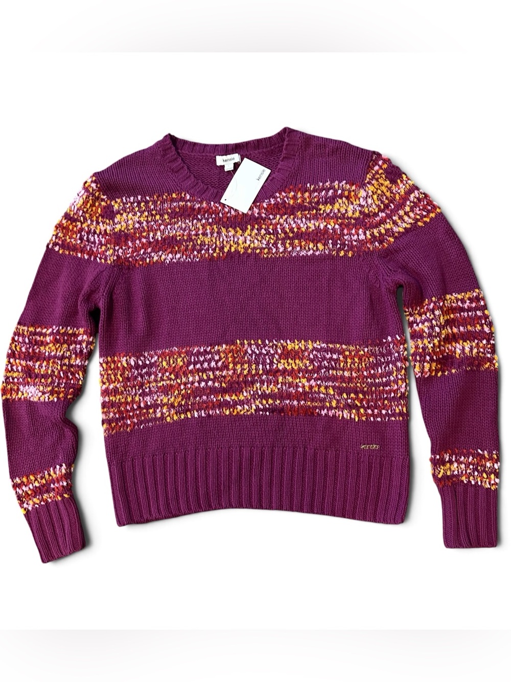 Kensie Knit Sweater Large L NWT